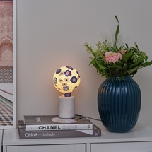 Unison - LED Pære, Flower Blue Globe, Dæmpbar E27